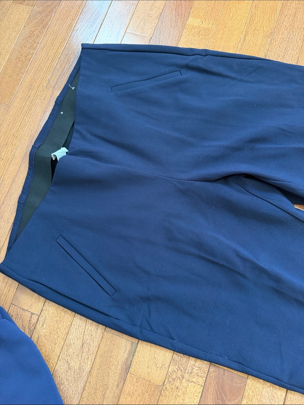 Chico's Navy Pull-On Pants with Elastic Waistband Bundle - Picture 4 of 8